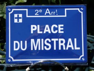 Plaque Place du Mistral / 2e Arrt Marseille