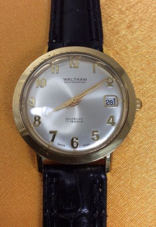 Vintage Waltham Swiss Made Automatic Incabloc 17 Jewels Men's Watch
