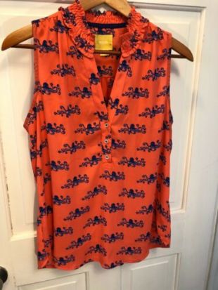 Anthropologie Octopus Fitz Tank by Maeve
