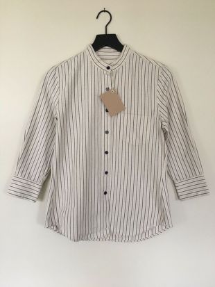Band of Outsiders - Striped silk crepe de chine shirt
