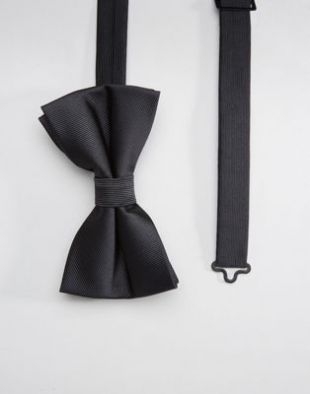 Nœud papillon de mariage Noir