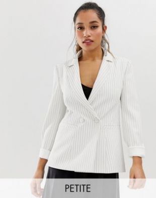 Forever New Petite - Blazer à fines rayures