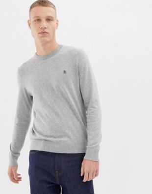 Original Penguin - Original Penguin icon logo pima cotton crew neck ...