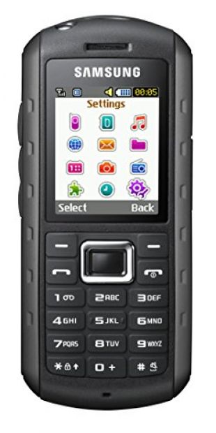 Samsung B2100 Xplorer Anti-Shock Waterproof Unlocked GSM Phone with Camera, Bluetooth, FM Radio and Micro SD Memory Card Slot--International Version with No US Warranty (Black)
