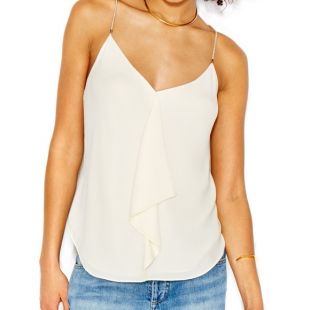 Sleeveless Chain-Detail Blouse