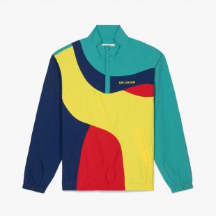 Aimé Leon Dore - Aimé Leon Dore color blocked nylon pullover yellow