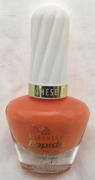 Borghese Nail Polish Lacquer Rapido Fast Dry Felice Tangerine B472 Rapid