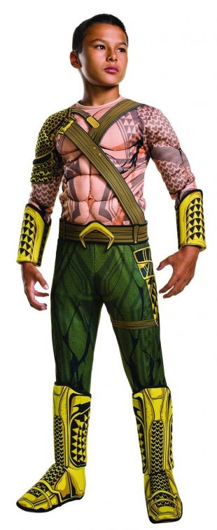 Child Dawn Of Justice Deluxe Aquaman Costume Rubies 620612