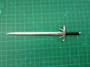 Custom Made 1/6 Scale Kurgan's Sword from the Movie "Highlander"