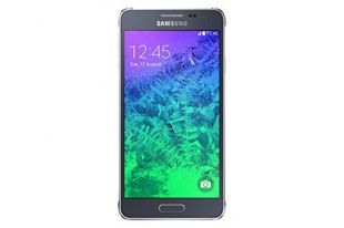 Samsung Galaxy Alpha G850F 32GB Unlocked GSM 4G LTE Octa-Core Smartphone - Charcoal Black