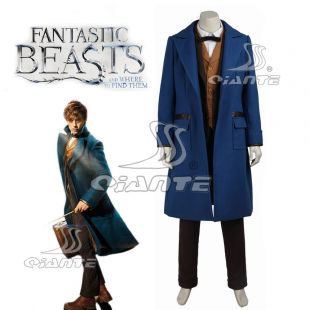 Newest Fantastic Beasts and Where to Find Them Newt Scamander Cosplay Costume