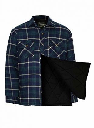 Champion - Chemise décontractée - à carreaux - Col normal - pour Homme -  Bleu -  XL