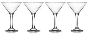 Epure Milano Collection 4 Piece Glass Set (Martini Glass (6 oz))