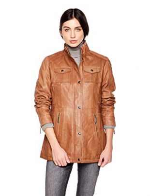 First Stop Womens Leather Fit Outdoor Jacket