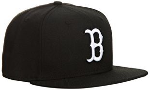 New Era 59Fifty Boston Red Sox Casquette Homme, Noir, FR : L (Taille Fabricant : 7 5/8)