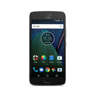 Motorola- Moto G5 Plus Smartphone débloqué 4G (Ecran: 5,2 pouces - 32 Go - Nano-SIM - Android 7.0 Nougat) Gris