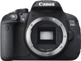 Canon EOS 700D Appareil photo numérique Réflex 18 Mpix Boîtier Nu Noir