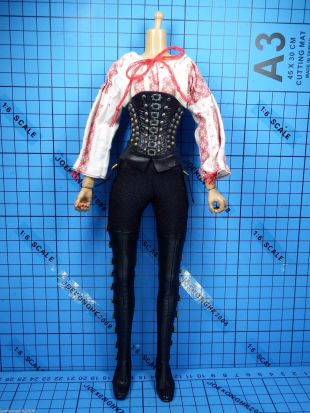 Sideshow 1:6 Anna Valerious Van Helsing Figure - Muscular Body + Clothing + Boot