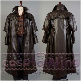 Abraham Van Helsing COSplay Costume Vampire Hunter Coat Uniform Halloween Suit