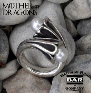 Daenerys Targaryen - Mother of Dragons - Women's Ring - Khaleesi - Queen - Pearl Ring - women's jewelry