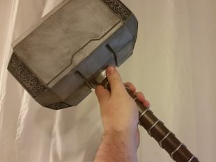 Thor Hammer Mjolnir Replica for Cosplay - Lifesize Model - 1:1 Size - Comic Con - Halloween - Prop - Perfect for your Costume - 3D Printed