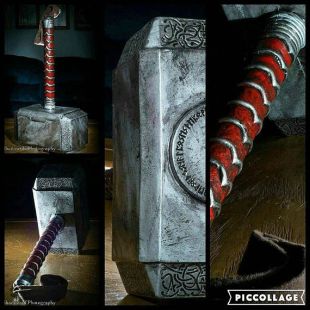 Thor Hammer Mjölnir Prop Costume Weapon - Avengers Ragnarok cosplay costume