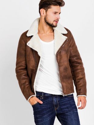 Manteau Homme Parka à Col Revers Fourrure Synthétique Chaud Hiver: Tidebuy.com