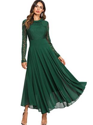 SOLY HUX - Robe Moulante Sexy Manches Longues Automne/hiver - Mini Robe Fête Bodycon Ultra Flatteuse