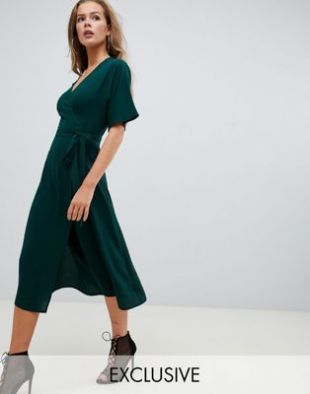 Robe Missguided Rouge - Coupe Bodycon Mi-longue - Taille 12 - Neuf Avec étiquettes