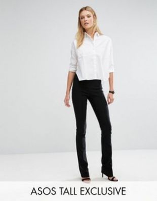 pantalon noir évasé