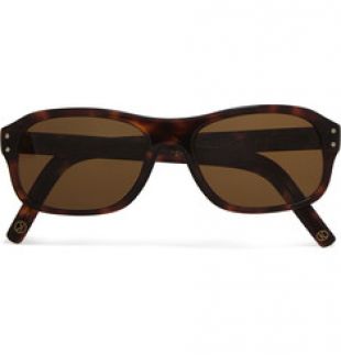 Cutler And Gross Square-Frame Tortoiseshell Acetate Sunglasses