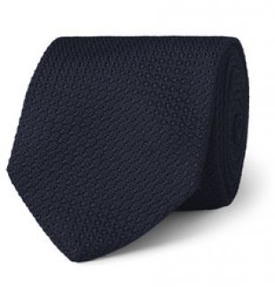 DRAKE'S 8cm Silk-Grenadine Tie
