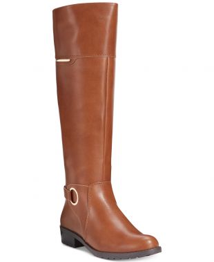 Alfani - Women's Jadah Tall Wide-Calf Riding Boots
