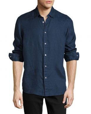 Michael Kors - Michael Kors - Linen Button-Down Shirt