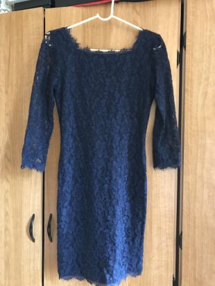 Diane von Furstenberg - Robe Bleue Taille 36