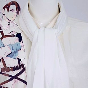 The replica of the white cravat of Levi in Attack of Titans (Shingeki no  Kyojin) | Spotern