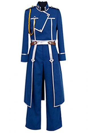 FullMetal Alchemist Cosplay Roy Mustang Uniform Costume