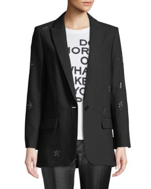 Viva Star-Embellished Blazer
