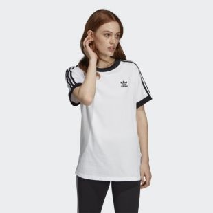 Adidas T-shirt 3 Stripes en blanc