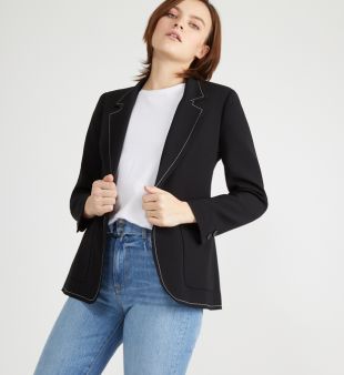 Veste blazer Villar cintrée mi longue