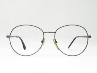 Véritables lunettes vintage pour hommes, 80 s, ronde, lunettes de métal, hipsters, nerd, cadeau pour un ami, NOS nouvelles 70, surdimensionné, ancien hippie