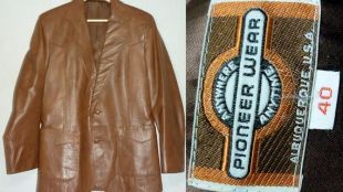 Veste en cuir des années 1970 / 36 38 / S   M / Pioneer usure vintage veste en cuir / Western / Cowboy / Hippie / Rocker / 1970 s Mens mode