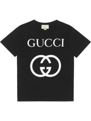 Gucci t shirt Ample à Logo Imprimé