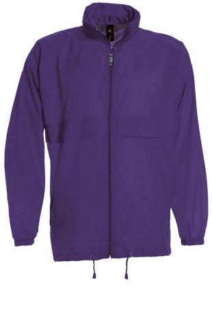 B&C Veste imperméable violette