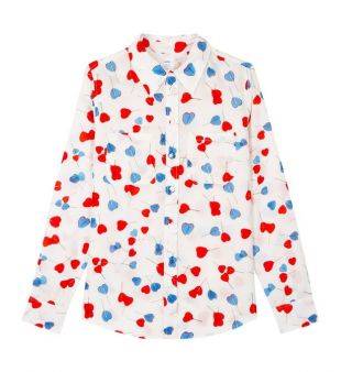Chemise en soie coton Les Sucettes