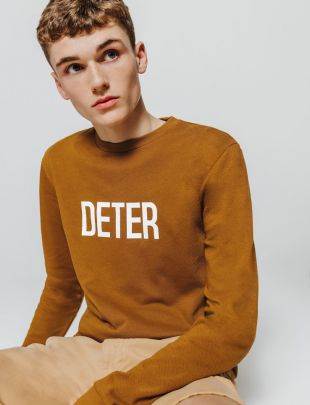 Bizzbee Sweat léger à message homme Tabac
