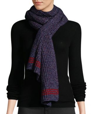 Cheryl Speckled Wool Rectangle Scarf