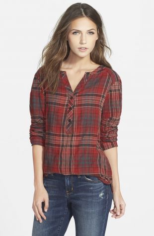 Classic Plaid Henley