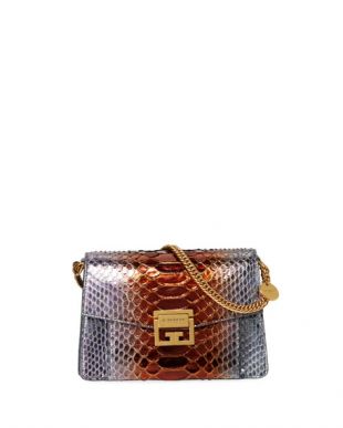 GV3 Small Metallic Python Shoulder Bag