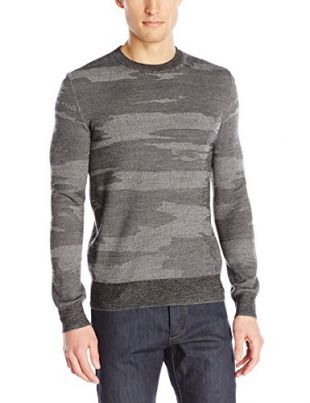 Theory Men's Asli Geysor Camouflage Sweater